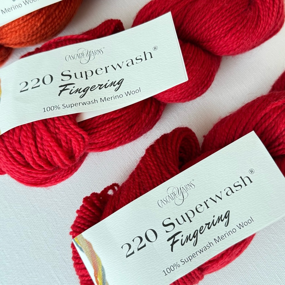 Cascade Yarns 220 Superwash Merino Fingering Yarn Lot (3) - Picture 7 of 11